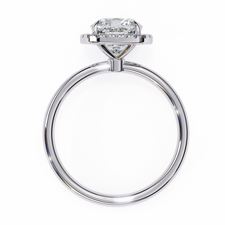 Cushion & Round Halo Ring