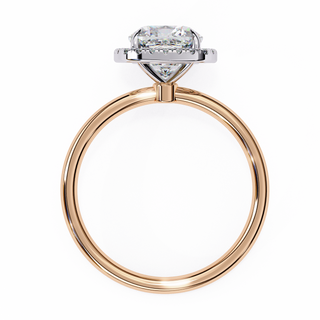 Cushion & Round Halo Ring