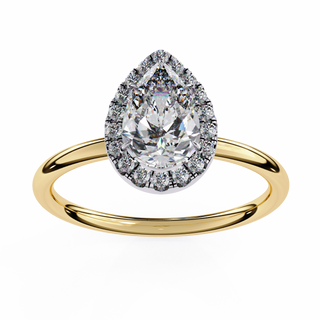 Pear Modern Signature Ring