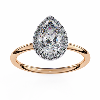Pear Modern Signature Ring