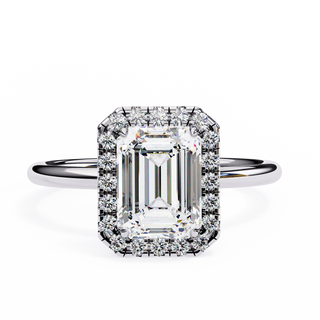 Emerald Ring in Minimal Style