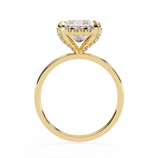Princess Openwork Solitaire Ring
