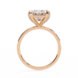 Princess Openwork Solitaire Ring