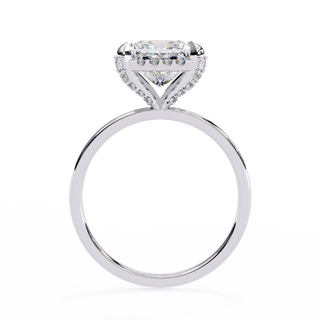 Princess Openwork Solitaire Ring