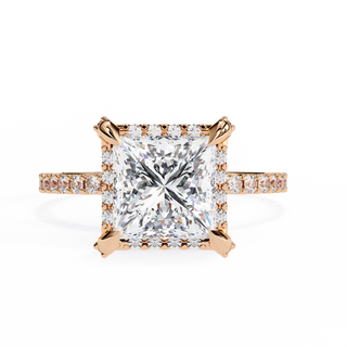 Princess & Round Sculptural Fine Ring