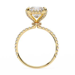 Princess & Round Sculptural Fine Ring