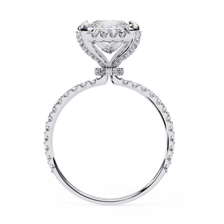 Princess & Round Sculptural Fine Ring