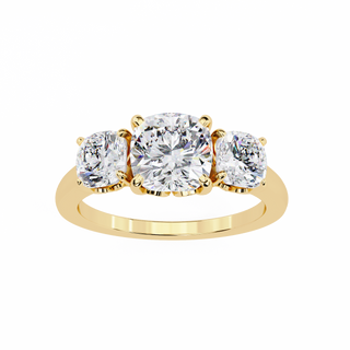 Cushion Ring in Streamline Style