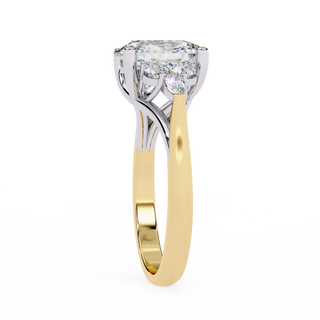 Oval Cut Signature Edge Fine Diamond Ring