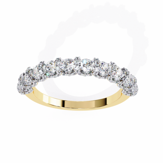 Multi-Row Lab Grown Diamond Eternity Ring