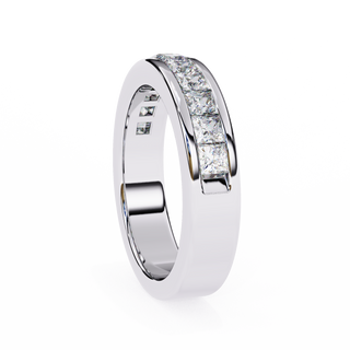 Princess Cut Lab Grown Diamond Eternity Band