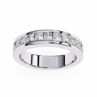 Princess Cut Lab Grown Diamond Eternity Band