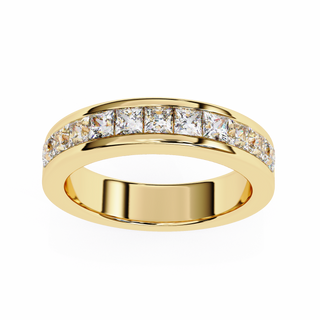 Princess Cut Lab Grown Diamond Eternity Band