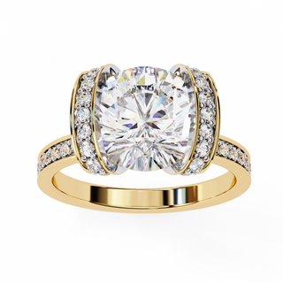 Round Cluster Signature Ring