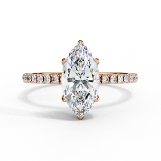 Marquise Centre with Round Accents