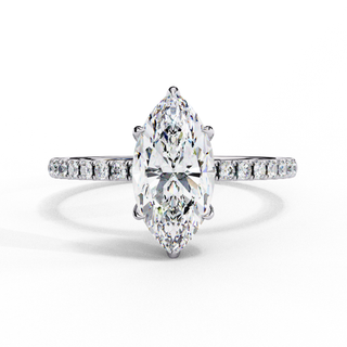 Marquise Centre with Round Accents