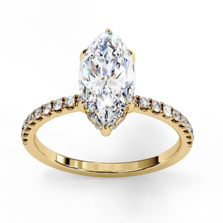 Marquise Centre with Round Accents