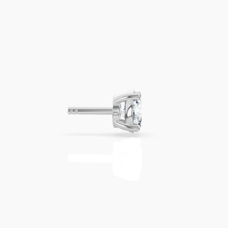 Round Solitaire Lab-Grown Diamond Stud Earrings