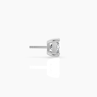 Princess Solitaire Lab-Grown Diamond Stud Earrings