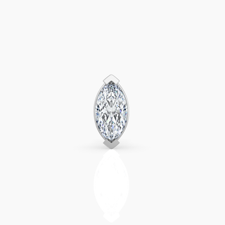 Marquise Solitaire Lab-Grown Diamond Stud Earrings