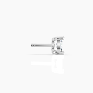 Cushion Solitaire Lab-Grown Diamond Stud Earrings