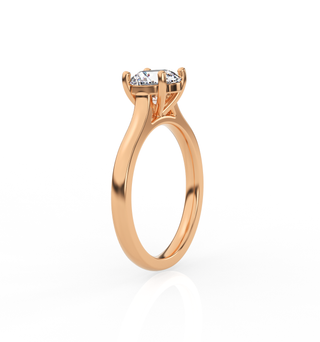 Round Solitaire Lab-Grown Diamond Ring