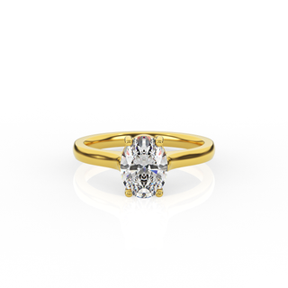 Oval Solitaire Lab-Grown Diamond Ring