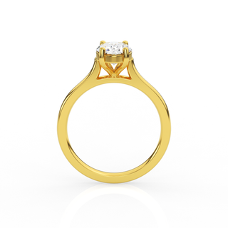 Oval Solitaire Lab-Grown Diamond Ring