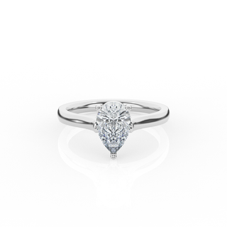 Pear Solitaire Lab-Grown Diamond Ring