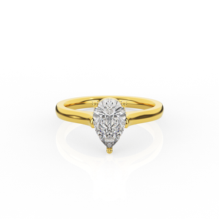 Pear Solitaire Lab-Grown Diamond Ring