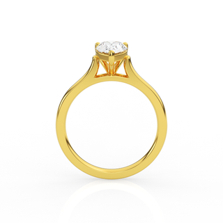 Pear Solitaire Lab-Grown Diamond Ring