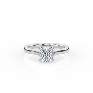 Cushion Solitaire Lab-Grown Diamond Ring