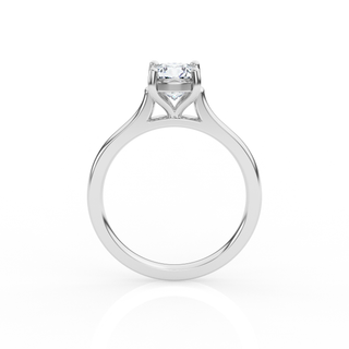 Cushion Solitaire Lab-Grown Diamond Ring