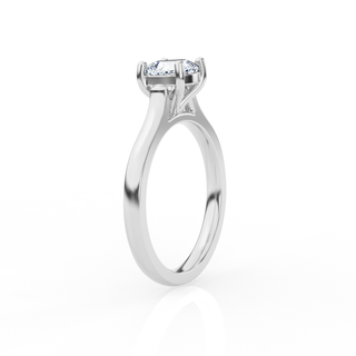 Cushion Solitaire Lab-Grown Diamond Ring