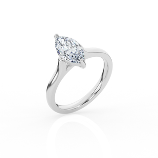 Marquise Solitaire Lab-Grown Diamond Ring