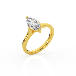 Marquise Solitaire Lab-Grown Diamond Ring