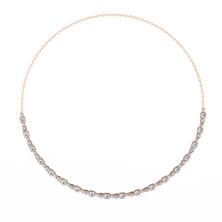 Mixed-Cut Diamond Collar