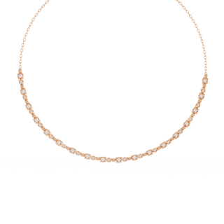 Mixed-Cut Diamond Collar