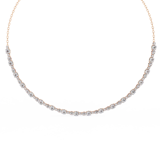 Mixed-Cut Diamond Collar