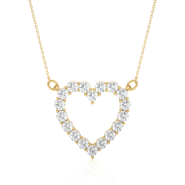 Oh My Heart Diamond Pendant With Chain