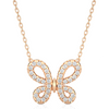 The Beguiling Butterfly Pendant With Chain by Aupulent Jewellery 100% certified lab grown diamonds