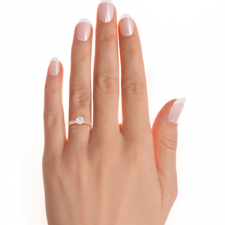 0.50 Carat Victoria Solitaire Diamond Ring
