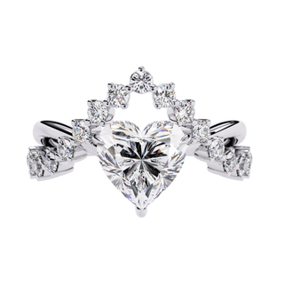 Heart Solitaire Ring