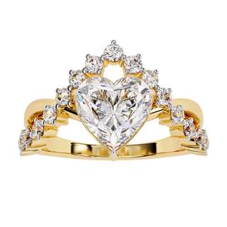 Heart Solitaire Ring