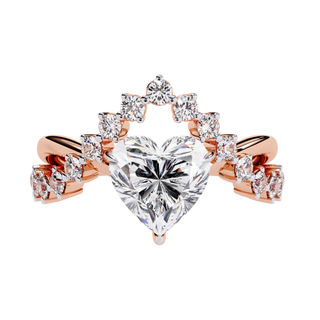 Heart Solitaire Ring