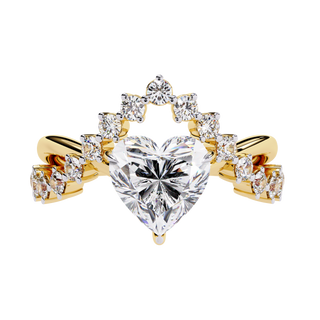 Heart Solitaire Ring