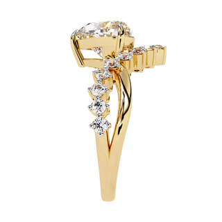 Heart Solitaire Ring