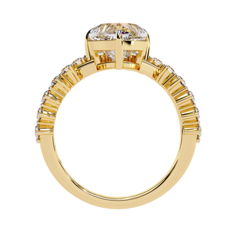 Heart Solitaire Ring
