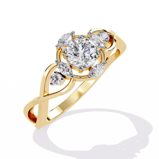 Mixed-Cut Accent Ring