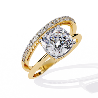 Cushion Halo Ring